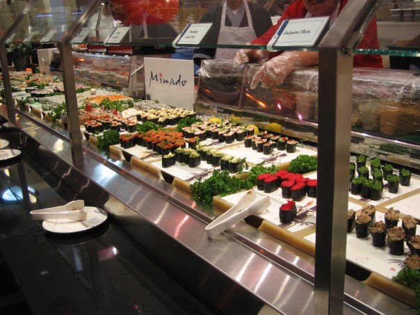 No Minado, o sushi e o sashimi são de primeira