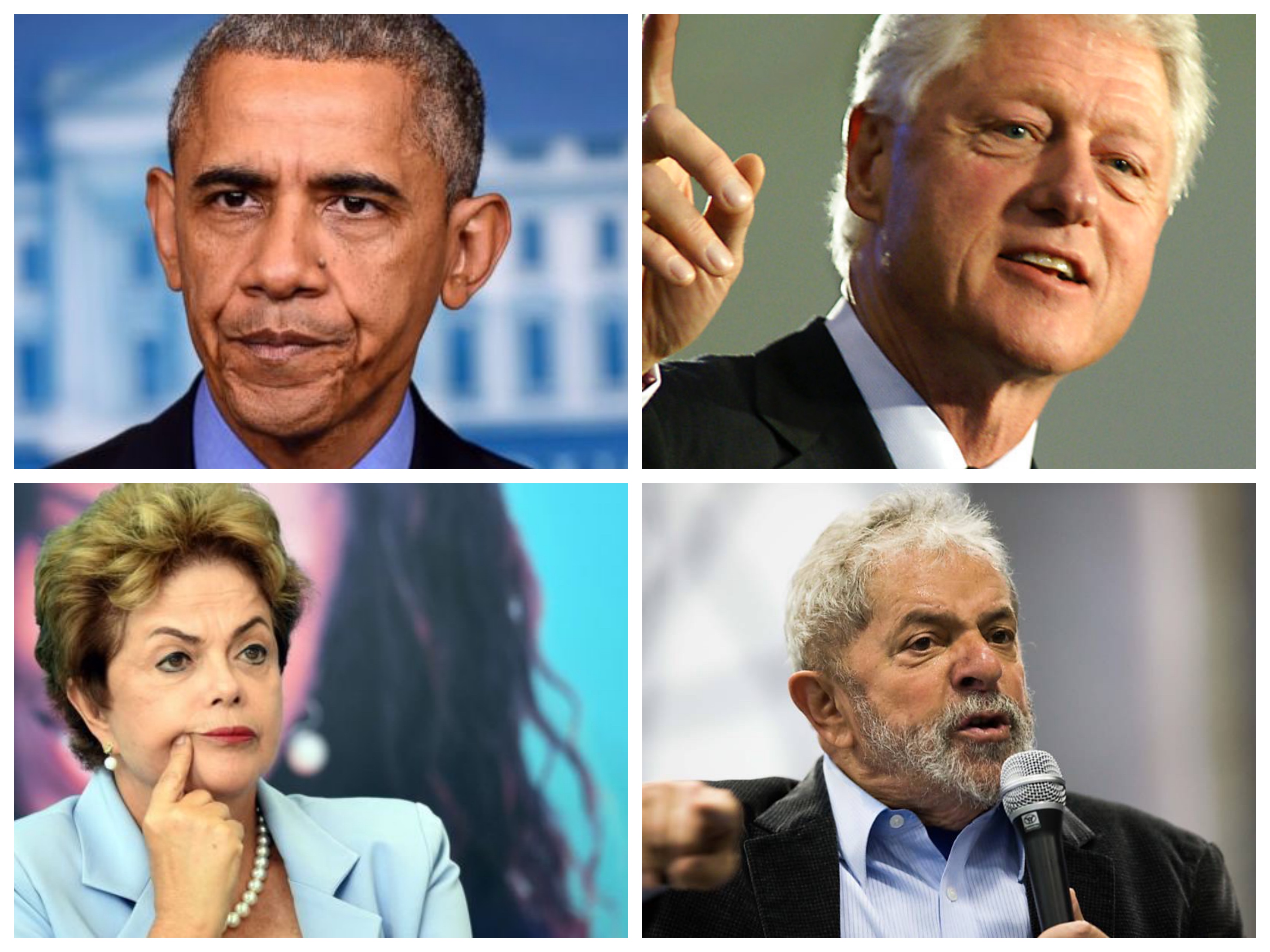 Obama & Clinton; Dilma & Lula