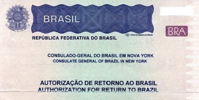 EMISSÃO de Autorização de Retorno ao Brasil (ARB)